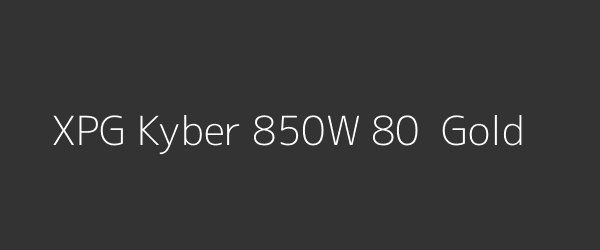 XPG Kyber 850W 80+ Gold